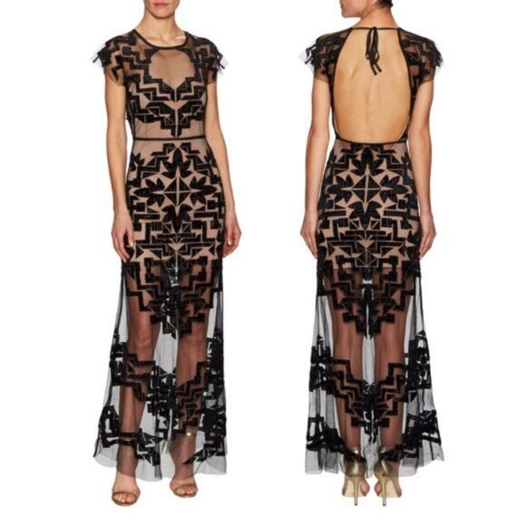 NWT For Love and Lemons Vienna Maxi Lace Dress S - Picture 4 of 10